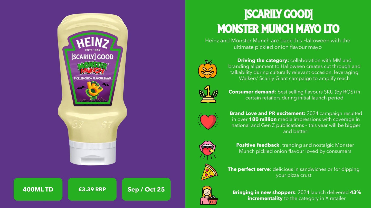 HNZ Monster Munch Mayo 400ml - UK Food & Drink - 8410066144884