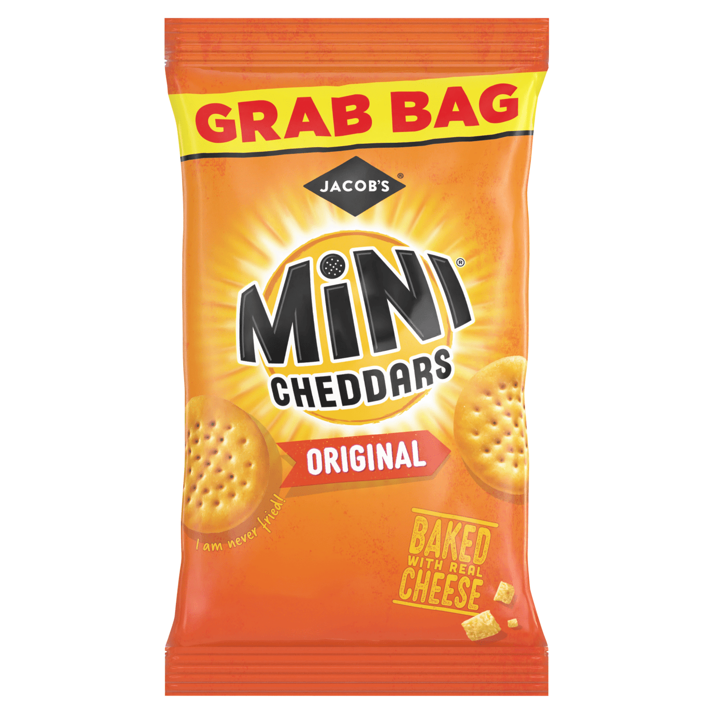 Jacob's Mini Cheddars Original Snacks 45g - UK Food & Drink - 5000168031064
