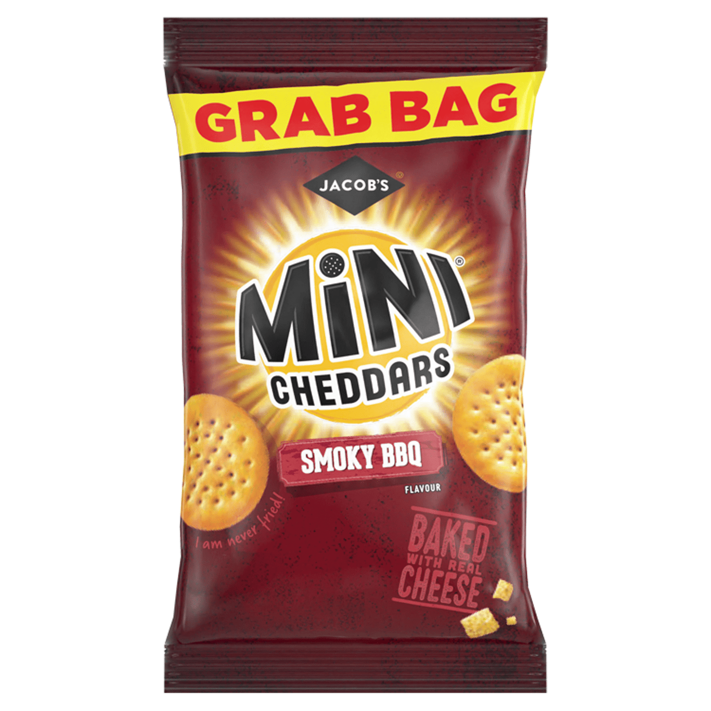 Jacob's Mini Cheddars Smoky BBQ Flavour45g - UK Food & Drink - 5000168031040