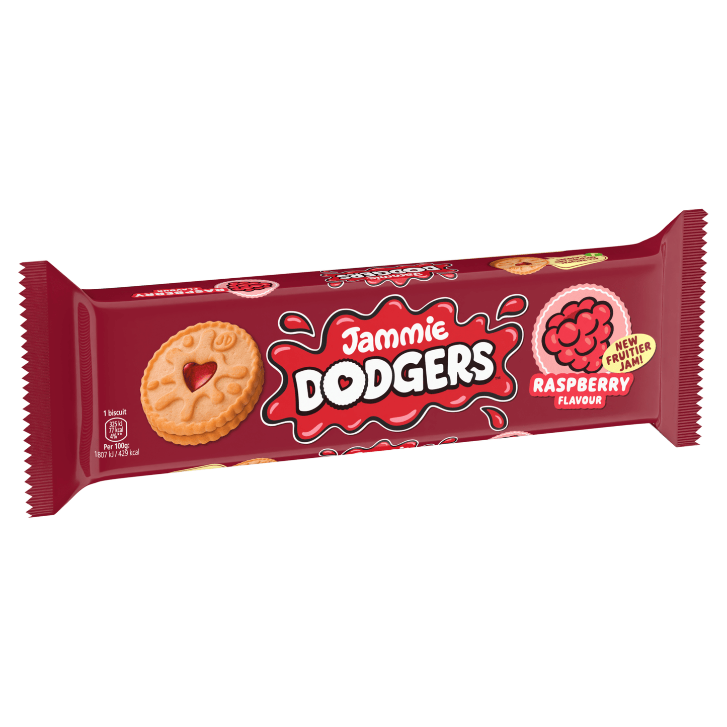 Jammie Dodgers Raspberry Flavour 140g - UK Food & Drink - 72417143700