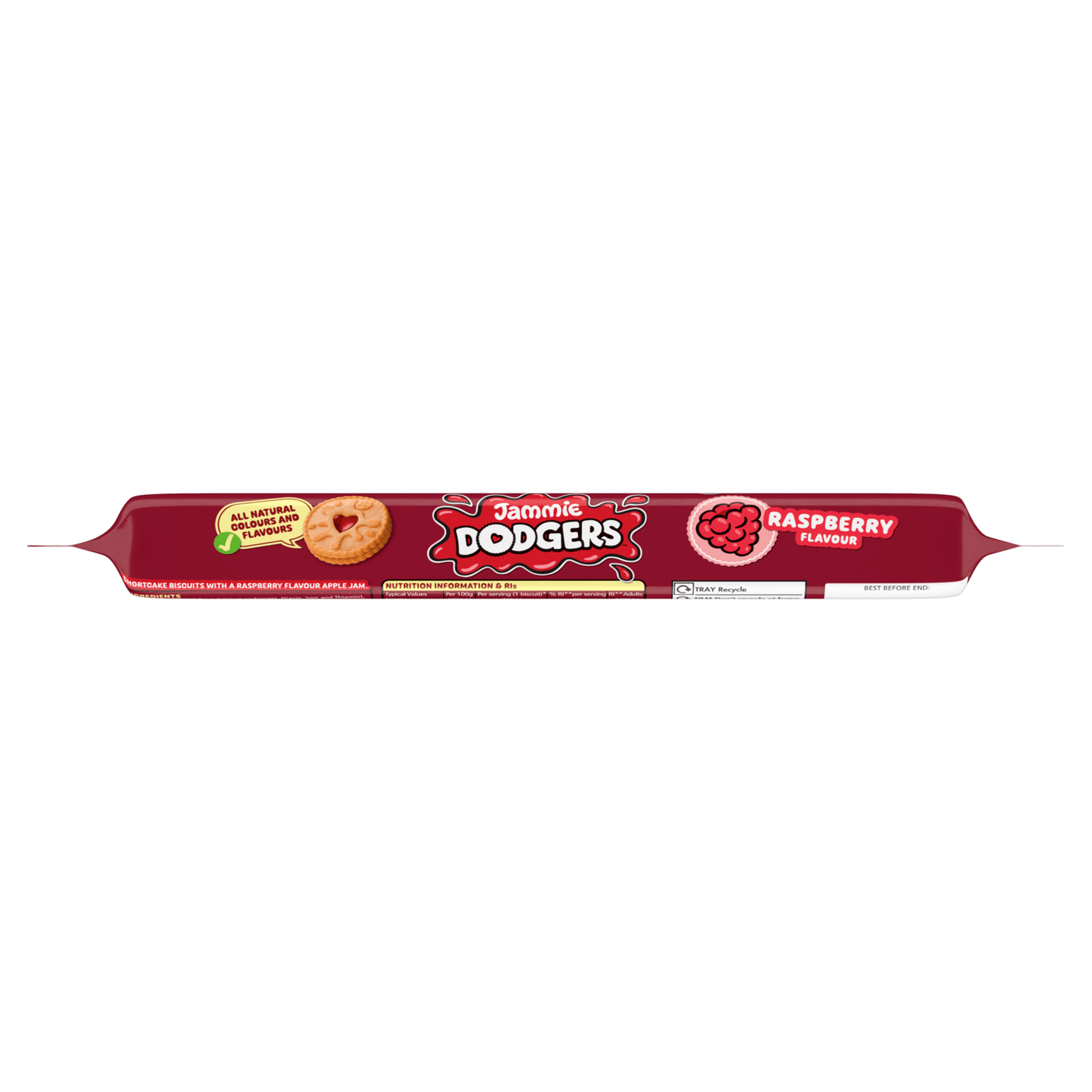 Jammie Dodgers Raspberry Flavour 140g - UK Food & Drink - 72417143700