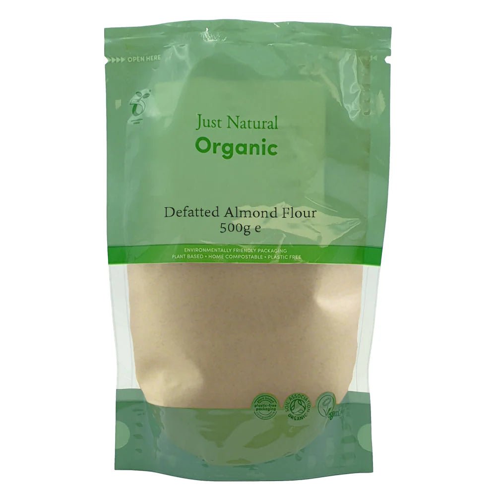 Just Natural Organic Almond Flour Defatted - UK Food & Drink - 5056078807831