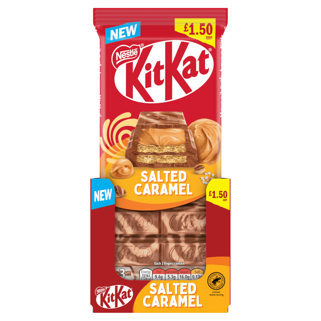 Kit Kat Salted Caramel Sharing Block Pm £1.50 99g - UK Food & Drink - 3800020441732