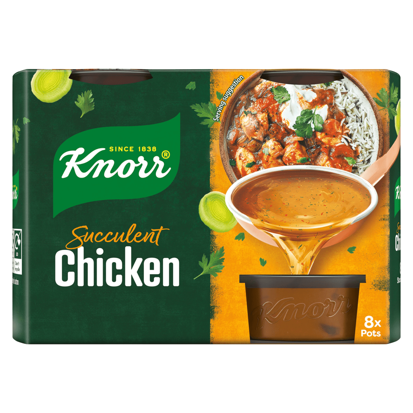 Knorr Stock Pots Chicken 8x 28 g - UK Food & Drink - 8712566479368