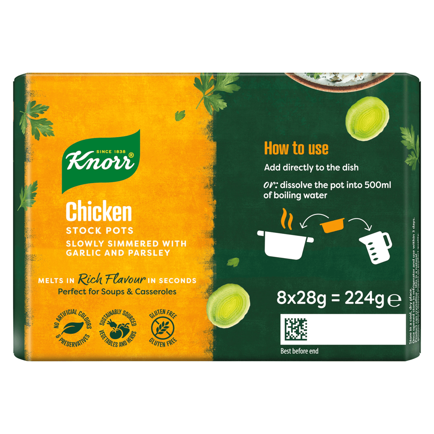 Knorr Stock Pots Chicken 8x 28 g - UK Food & Drink - 8712566479368