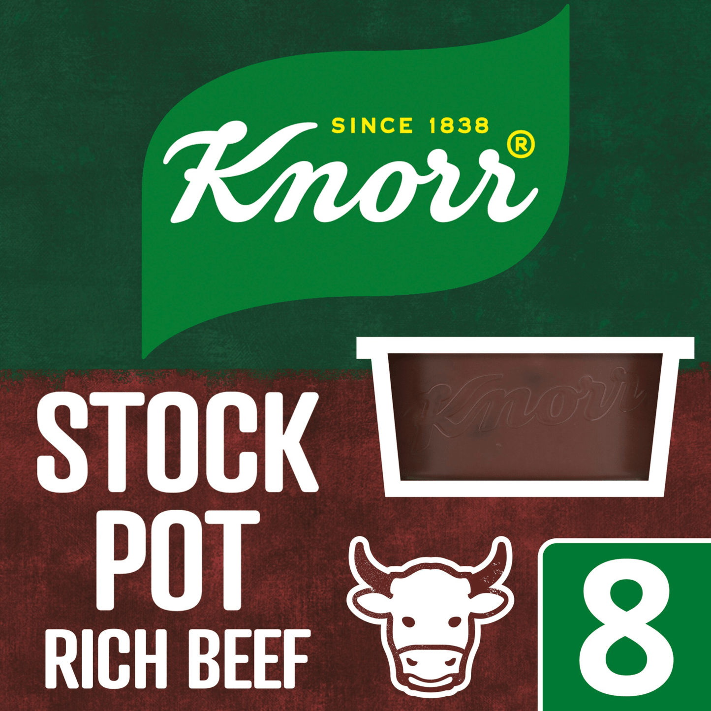 Knorr Stock Pots Rich Beef 8x 28 g - UK Food & Drink - 8712566479481