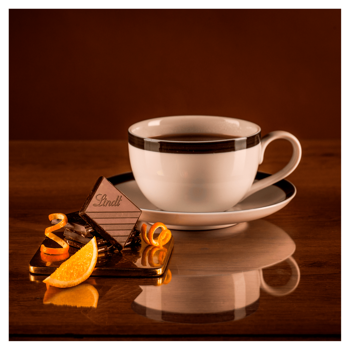 Lindt Excellence Dark Orange Chocolate Bar 100g - UK Food & Drink - 3046920028370