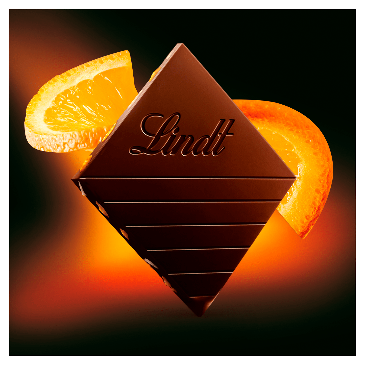 Lindt Excellence Dark Orange Chocolate Bar 100g - UK Food & Drink - 3046920028370