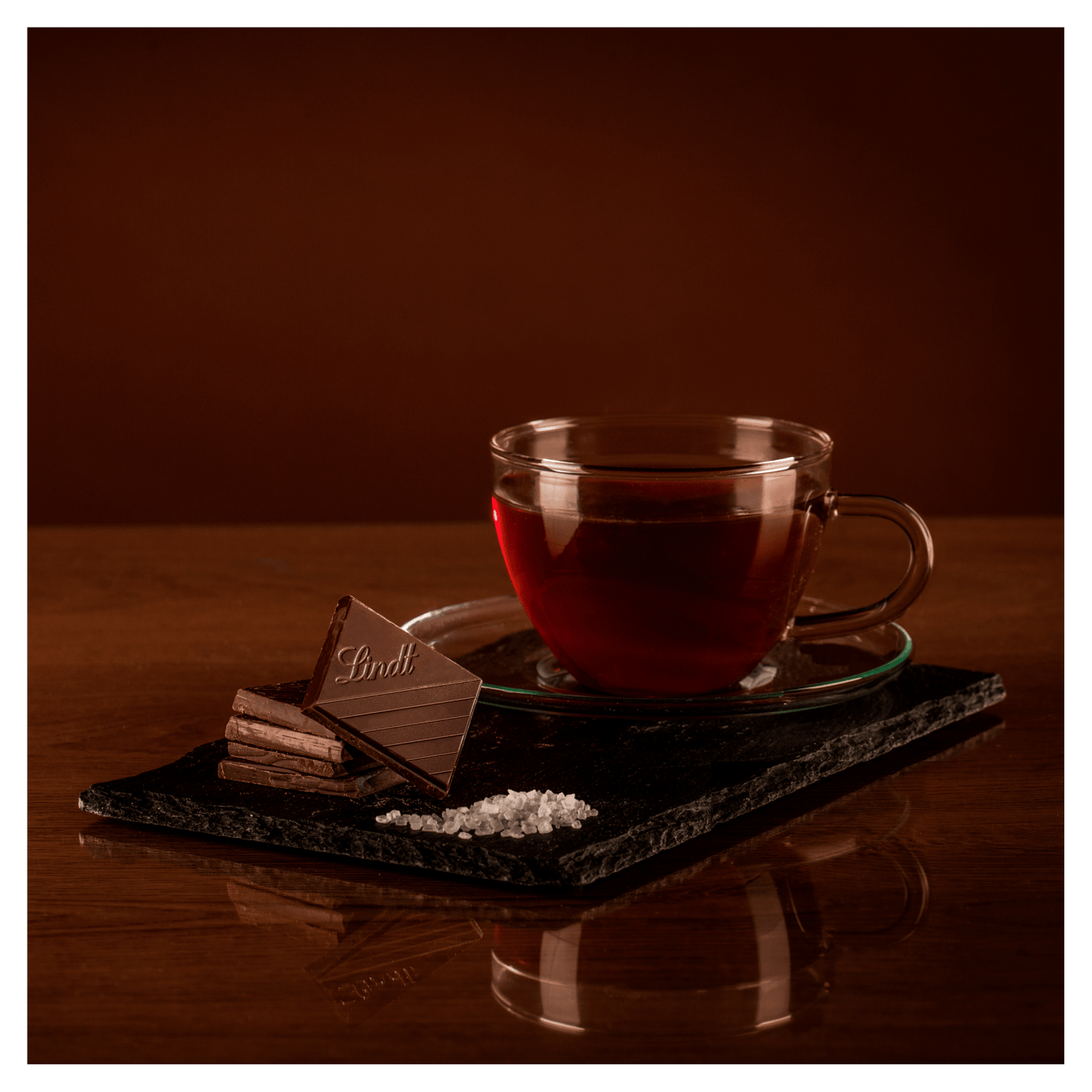 Lindt Excellence Dark Sea Salt Chocolate Bar 100g - UK Food & Drink - 3046920029674