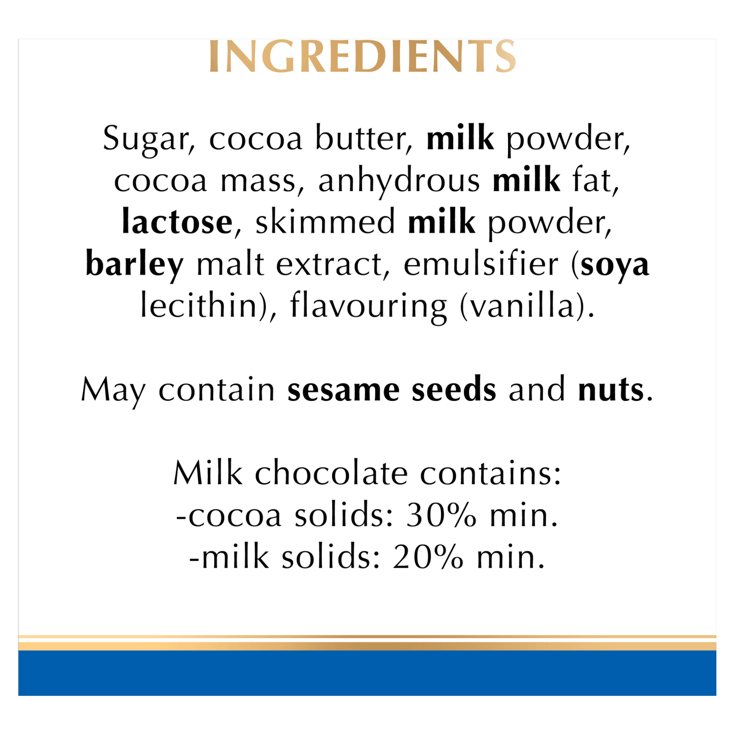 Lindt Excellence Milk Extra Creamy Chocolate Bar 100g - UK Food & Drink - 3046920011013