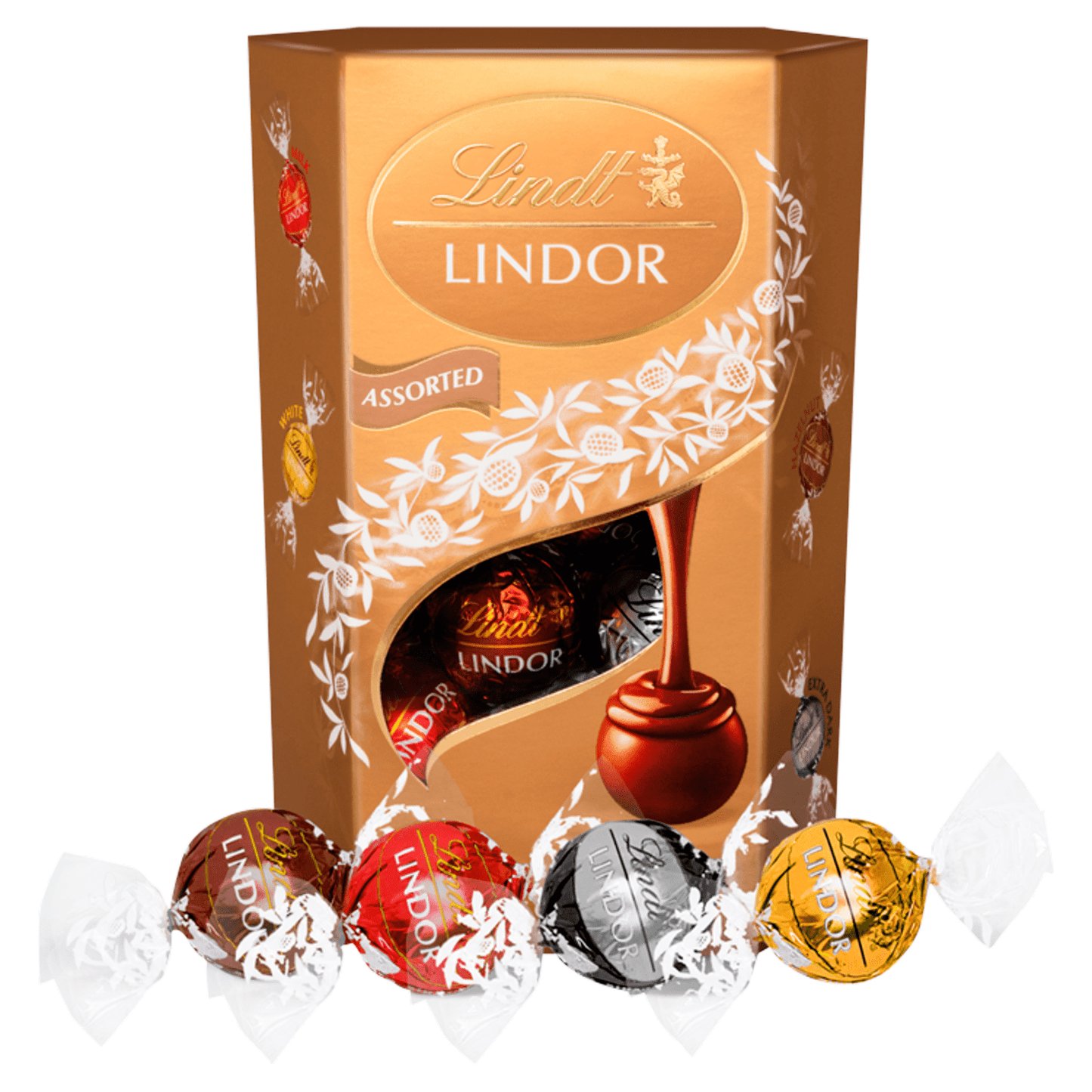 Lindt Lindor Assorted Chocolate Truffles Box 200g - UK Food & Drink - 8003340090276