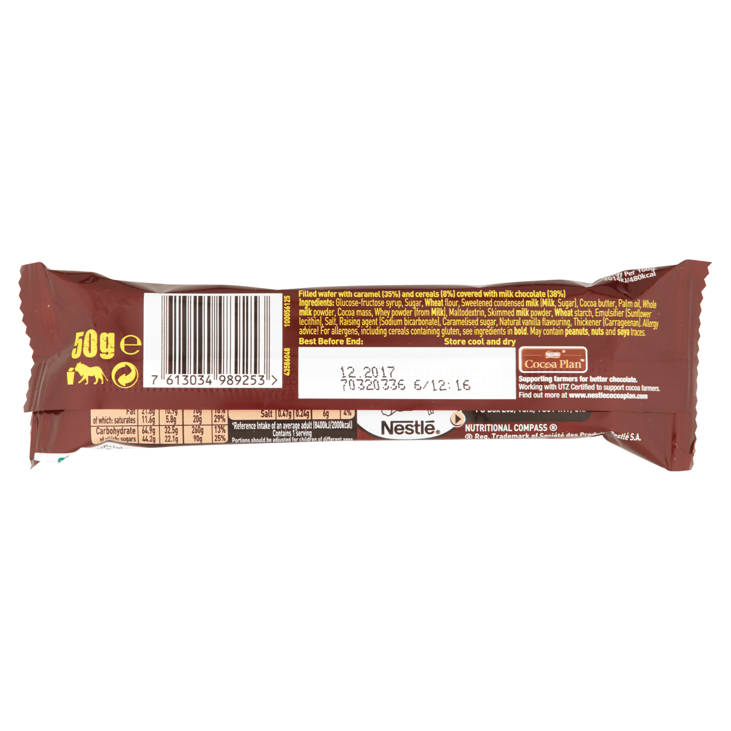 Lion 50g - UK Food & Drink - 7613034989253
