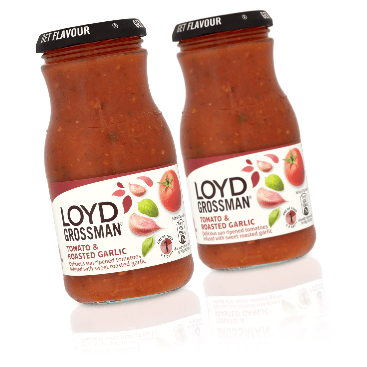 Loyd Grossman Tomato & Roasted Garlic Pasta Sauce 350g - UK Food & Drink - 5000354155024
