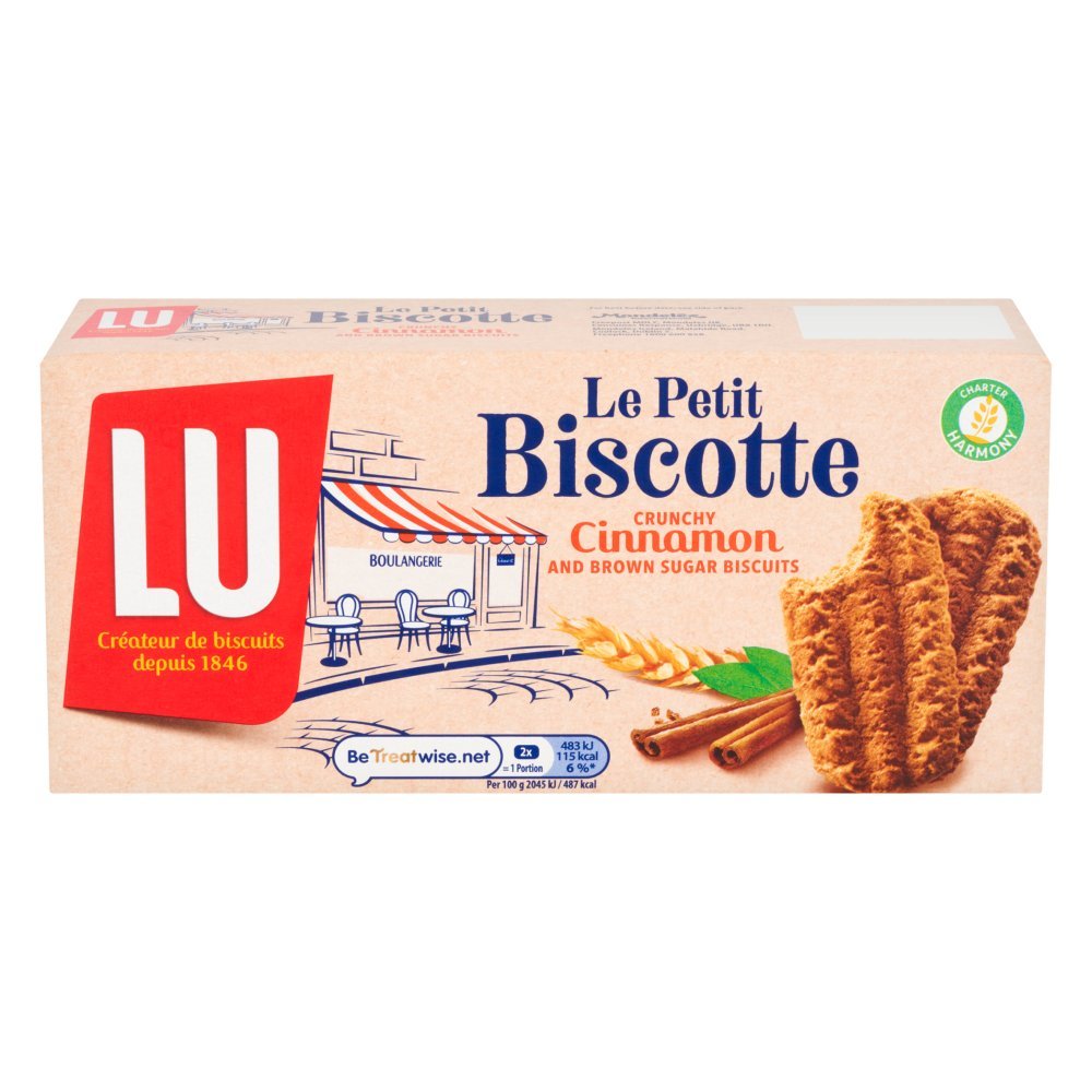 LU Crunchy Cinnamon and Brown Sugar Biscuits 200g - UK Food & Drink - 7622201499617