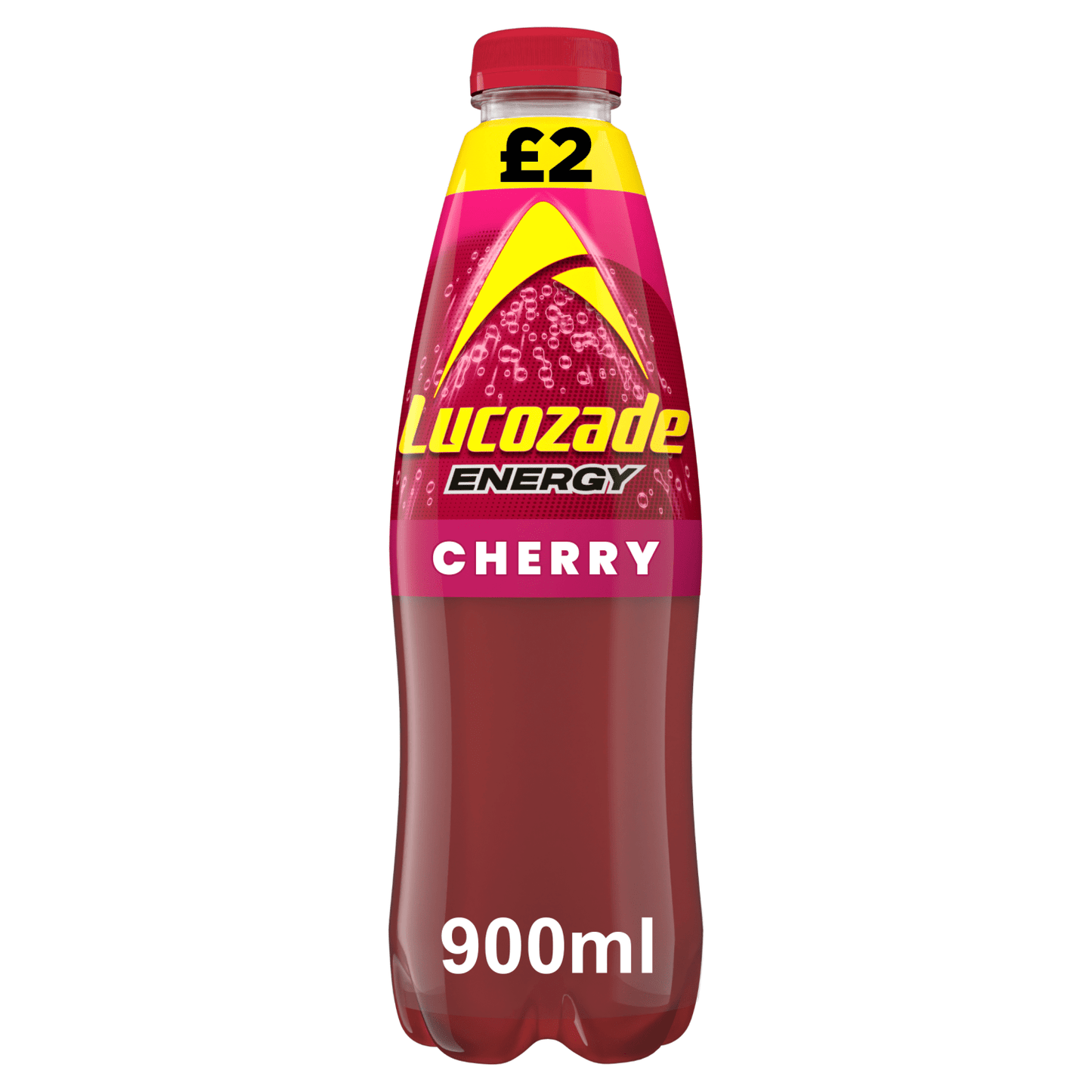 Lucozade Energy Drink Wild Cherry 900ml PMP £2 - UK Food & Drink - 5054267013056