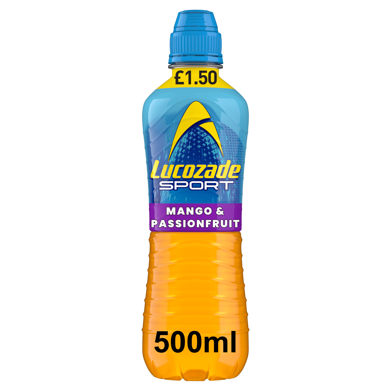 Lucozade Sport Drink Mango & Passion Fruit 500ml PMP £1.50 - UK Food & Drink - 5054267014640