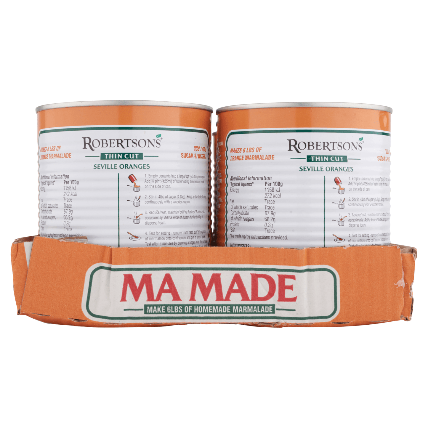 MaMade Thin Cut Seville Oranges 850g - UK Food & Drink - 5000126093165