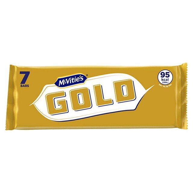 McVitie's 7 Gold Bars 124g - UK Food & Drink - 5000168218663