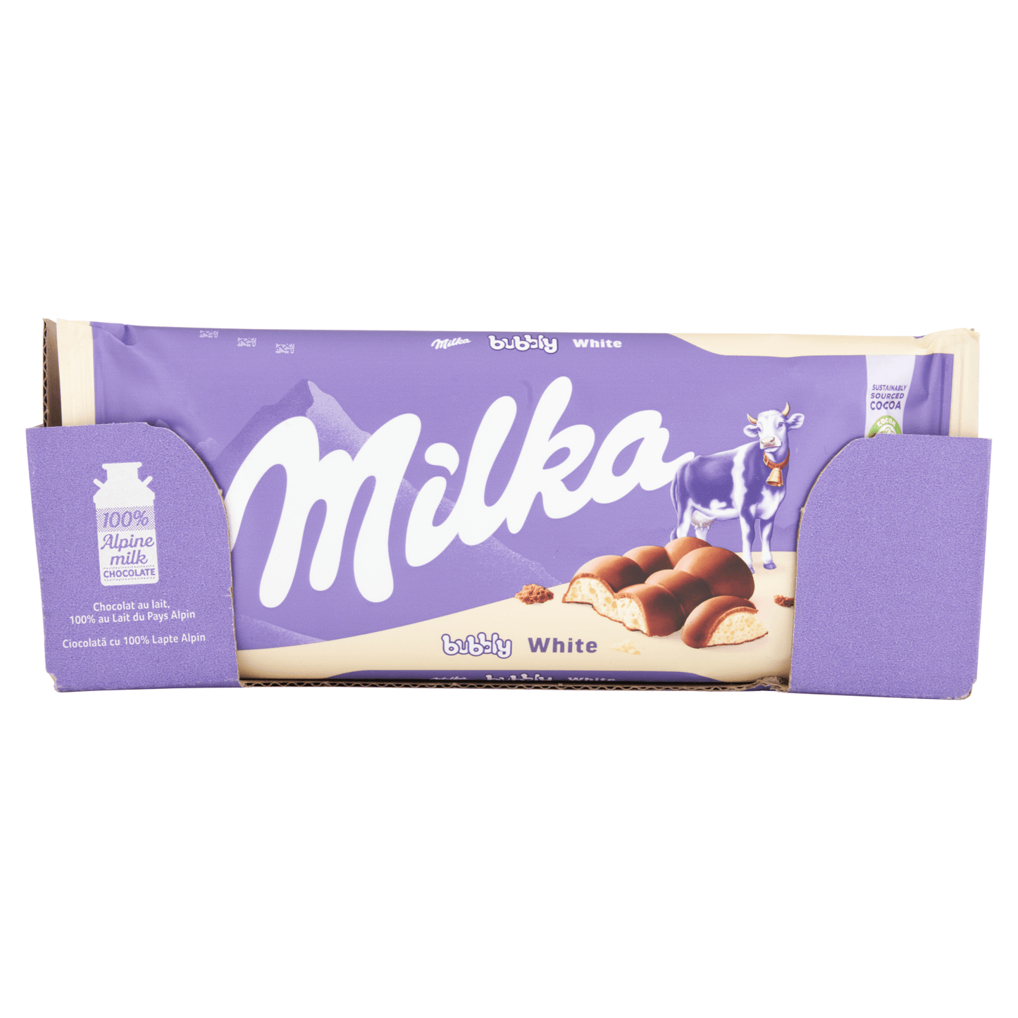 Milka Bubbly White Chocolate Bar 95g - UK Food & Drink - 7622210369543