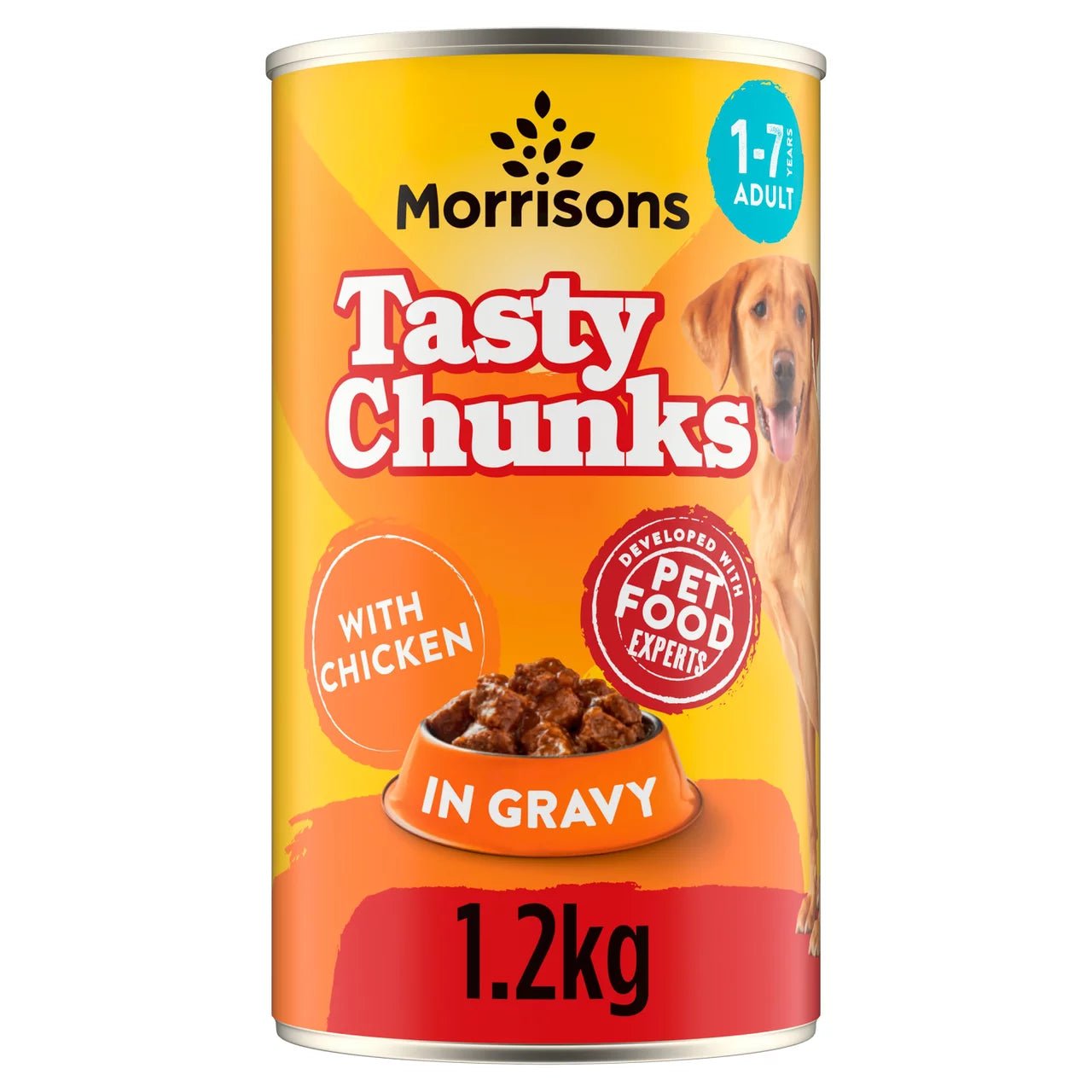 Morrisons Dog Food Chunks In Gravy Chicken 1.2kg - UK Food & Drink - 5010251665366