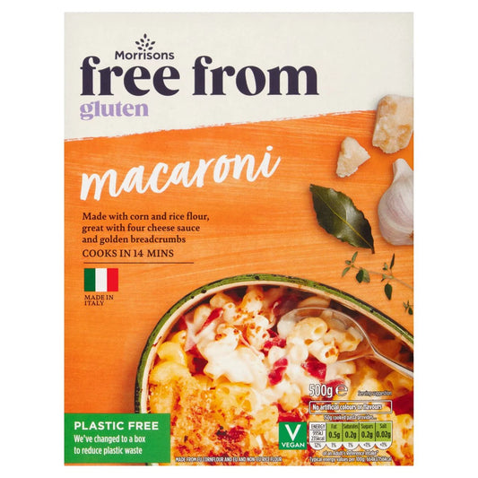 Morrisons Free From Macaroni Pasta 500g - UK Food & Drink - 5010251783268