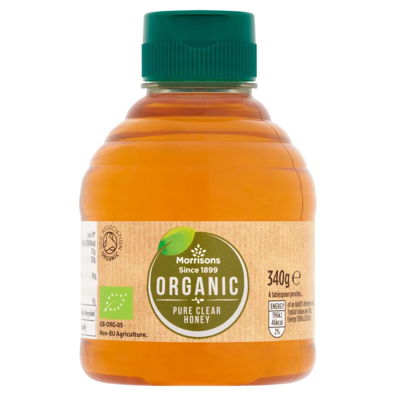 Morrisons Organic Pure Clear Honey 340g - UK Food & Drink - 5010251450283