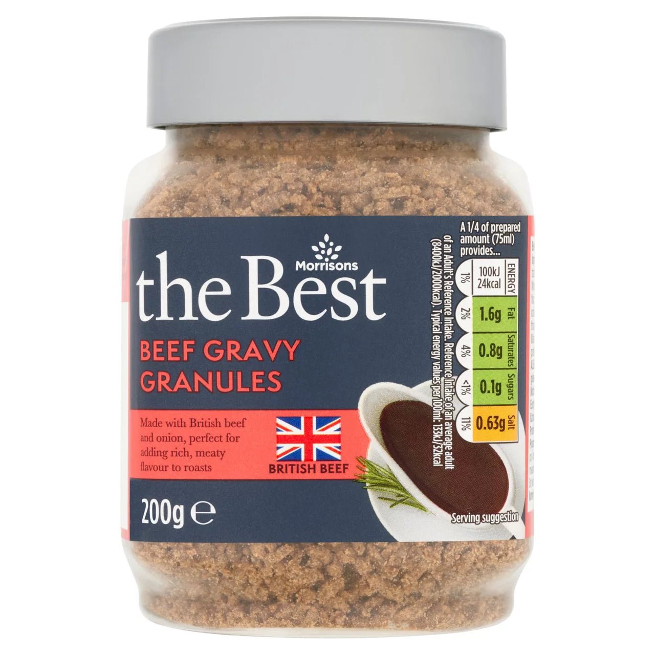 Morrisons The Best Beef Gravy Granules 200g - UK Food & Drink - 5010251745440
