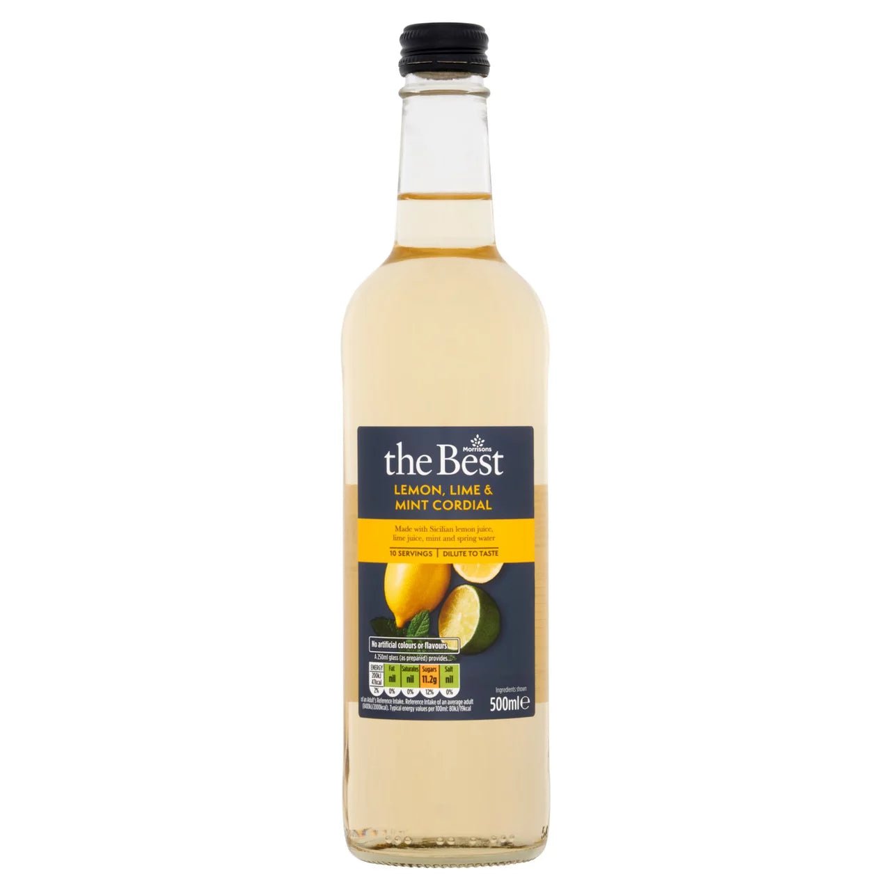 Morrisons The Best Citrus Crush And Mint Cordial 500ml - UK Food & Drink - 5010525108902