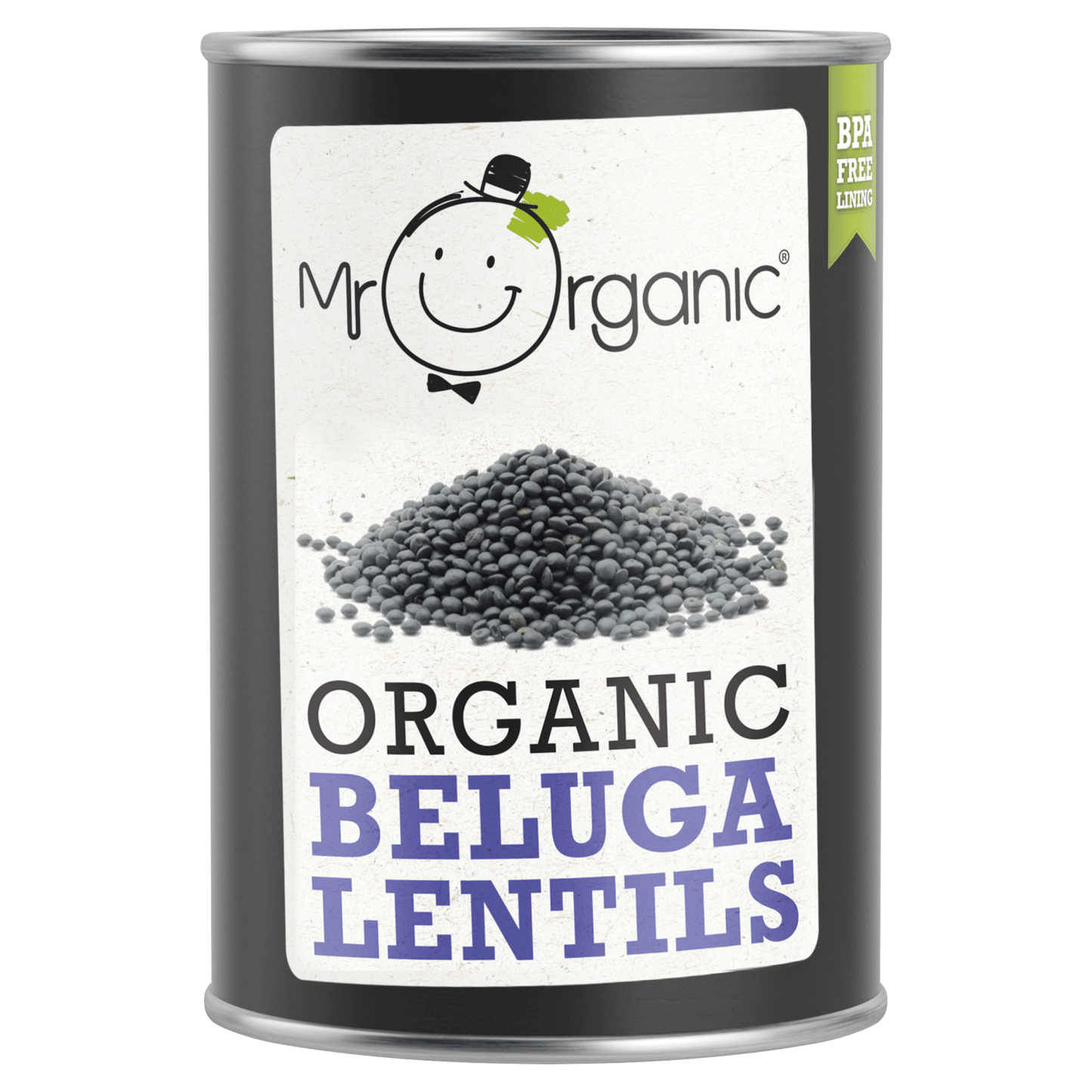 Mr Organic Beluga Lentils 400g - UK Food & Drink - 5060178074086