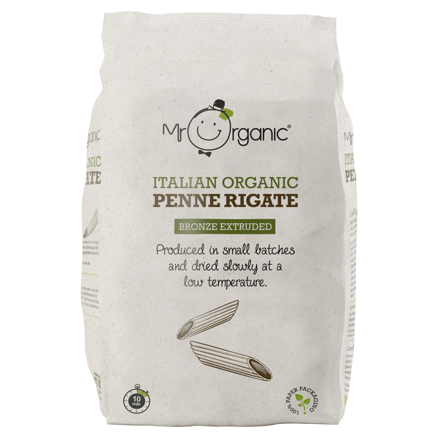 Mr Organic Italian Organic Penne Rigate 500g - UK Food & Drink - 5060178070965