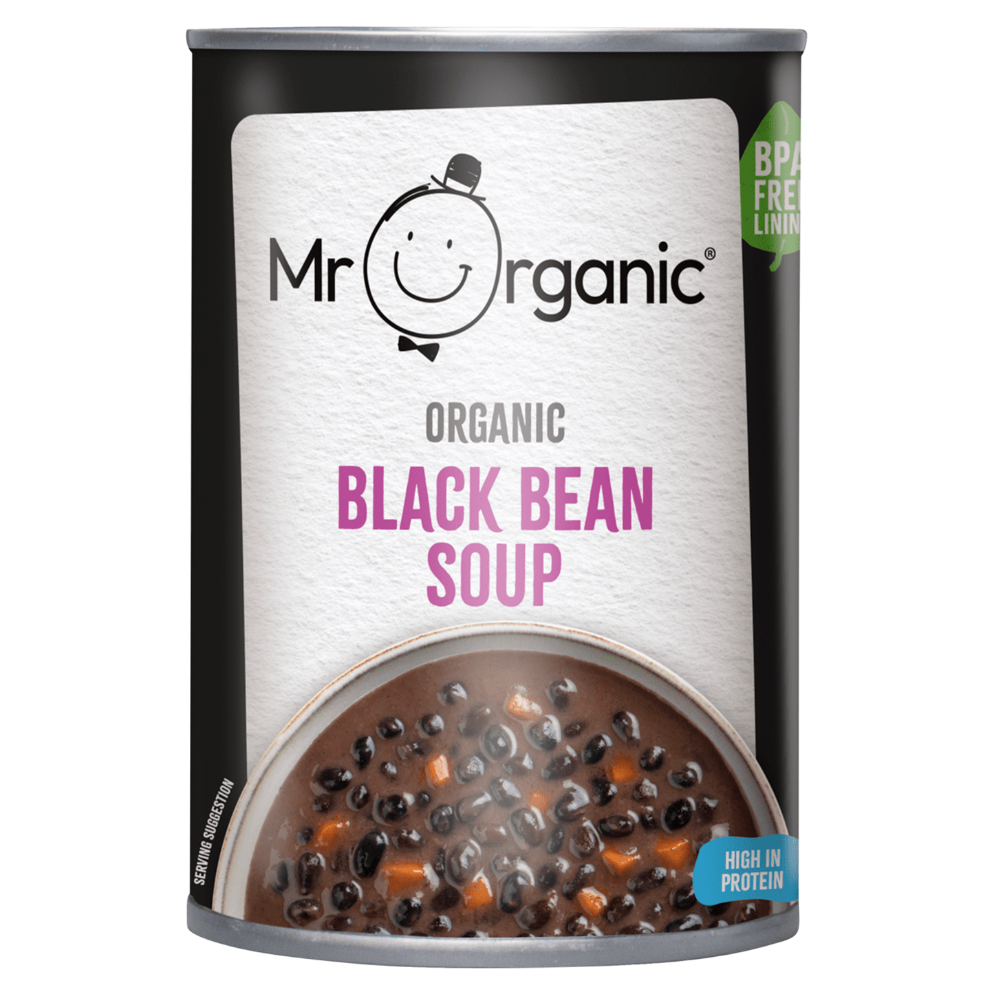 Mr Organic Organic Black Bean & Vegetable Soup 400g - UK Food & Drink - 5060178074963