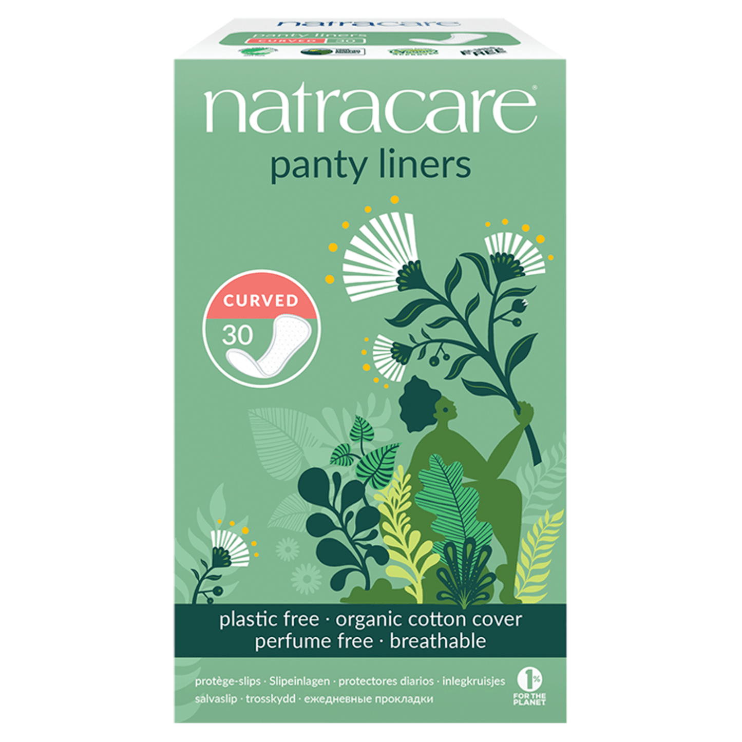 Natural Pantyliners Curved - UK Food & Drink - 782126003065