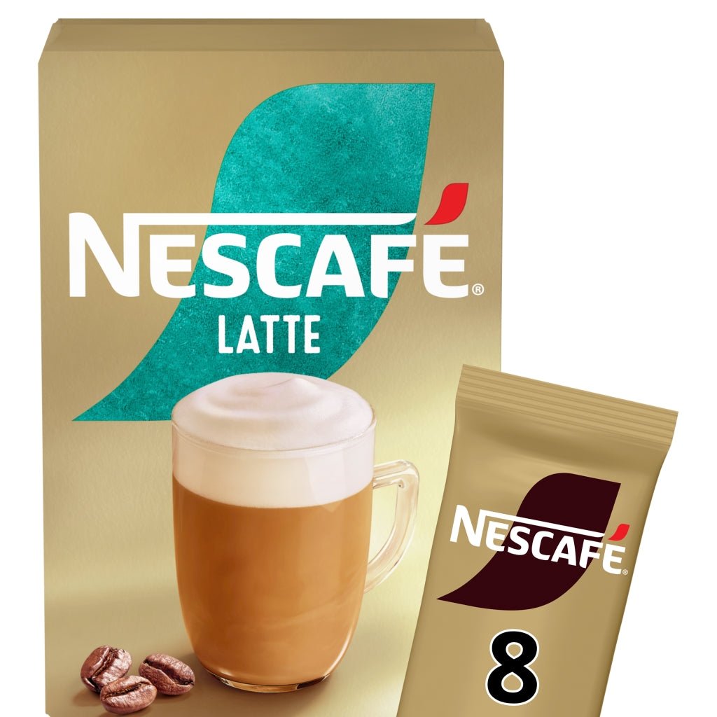 Nescafé Latte 8 x 18g (144g) - UK Food & Drink - 8445291271470