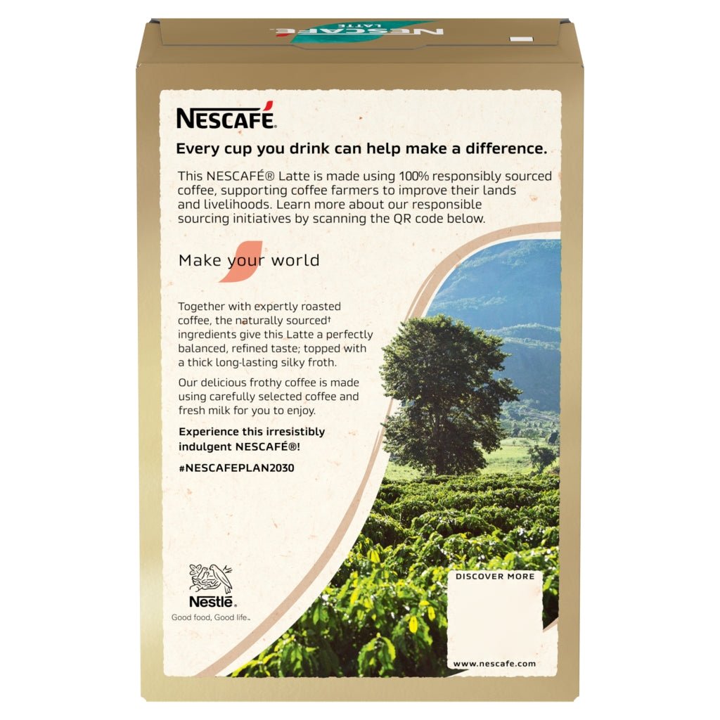 Nescafé Latte 8 x 18g (144g) - UK Food & Drink - 8445291271470