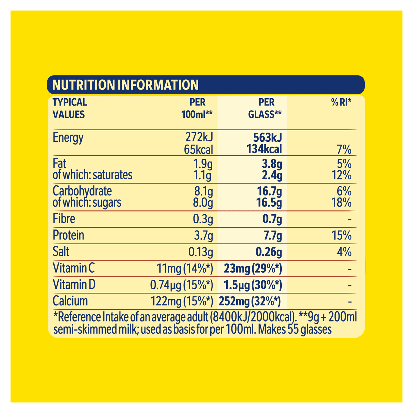 Nesquik Chocolate Flavour Milkshake Mix 500g - UK Food & Drink - 7613031513031