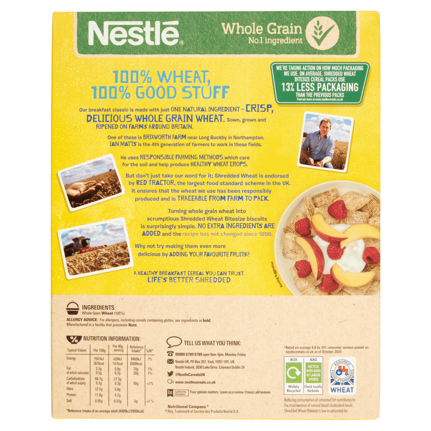 Nestlé Shredded Wheat Bitesize 370g - UK Food & Drink - 7613287170989