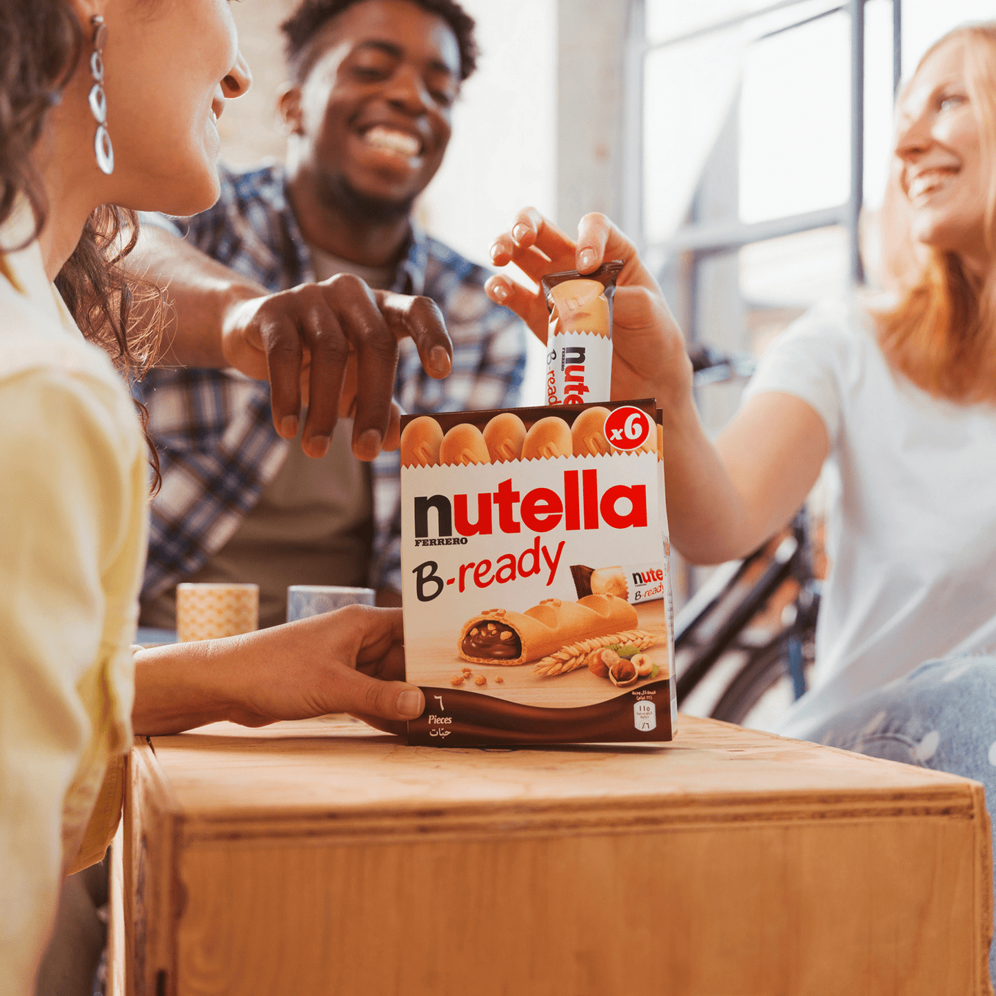 NUTELLA® B - ready 132g - 6 Bars x 22g - UK Food & Drink - 8000500227848