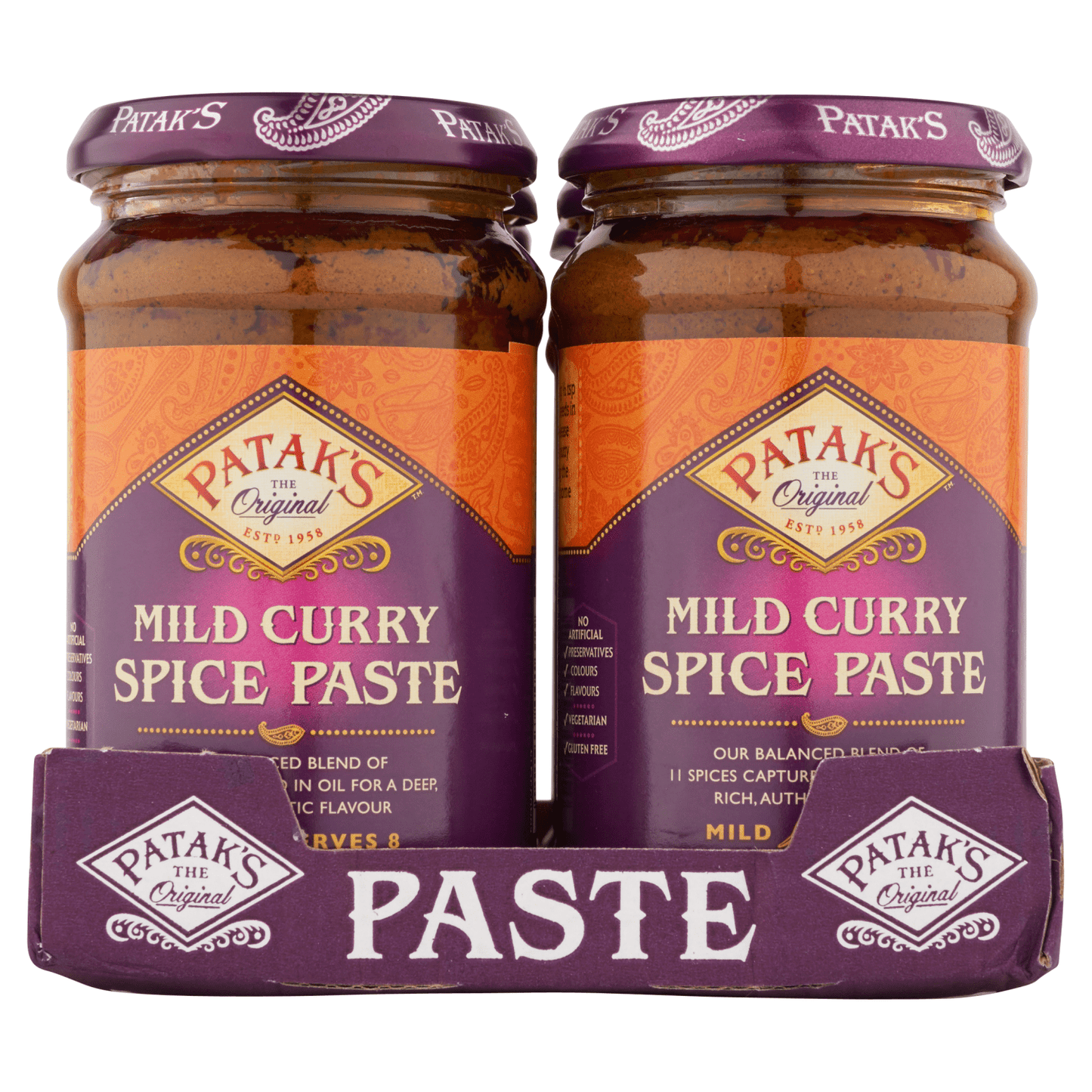 Patak's The Original Mild Curry Spice Paste 283g - UK Food & Drink - 5011308001601