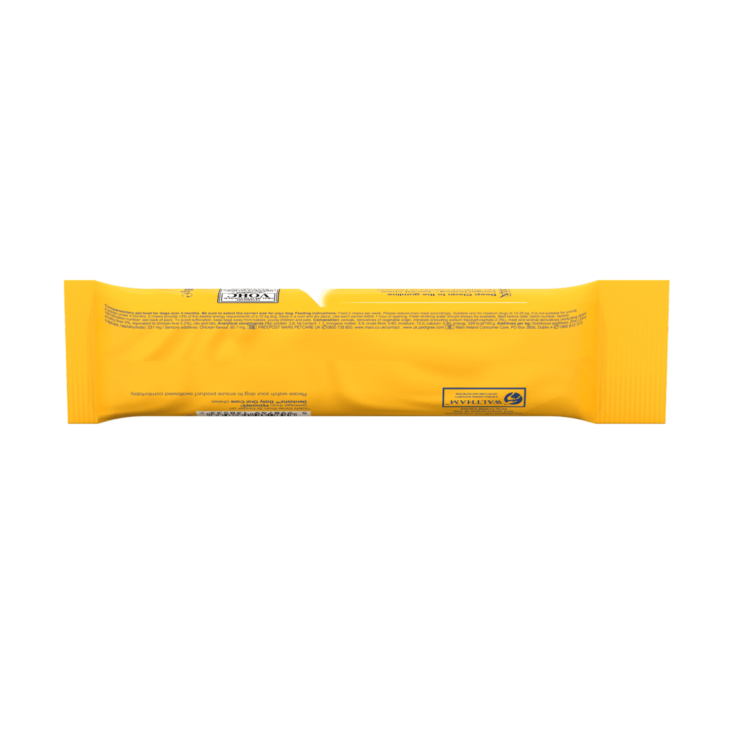 Pedigree Dentastix Advanced Medium Dog Treat Chicken 1 x Dental Chew 80g - UK Food & Drink - 5998749138533