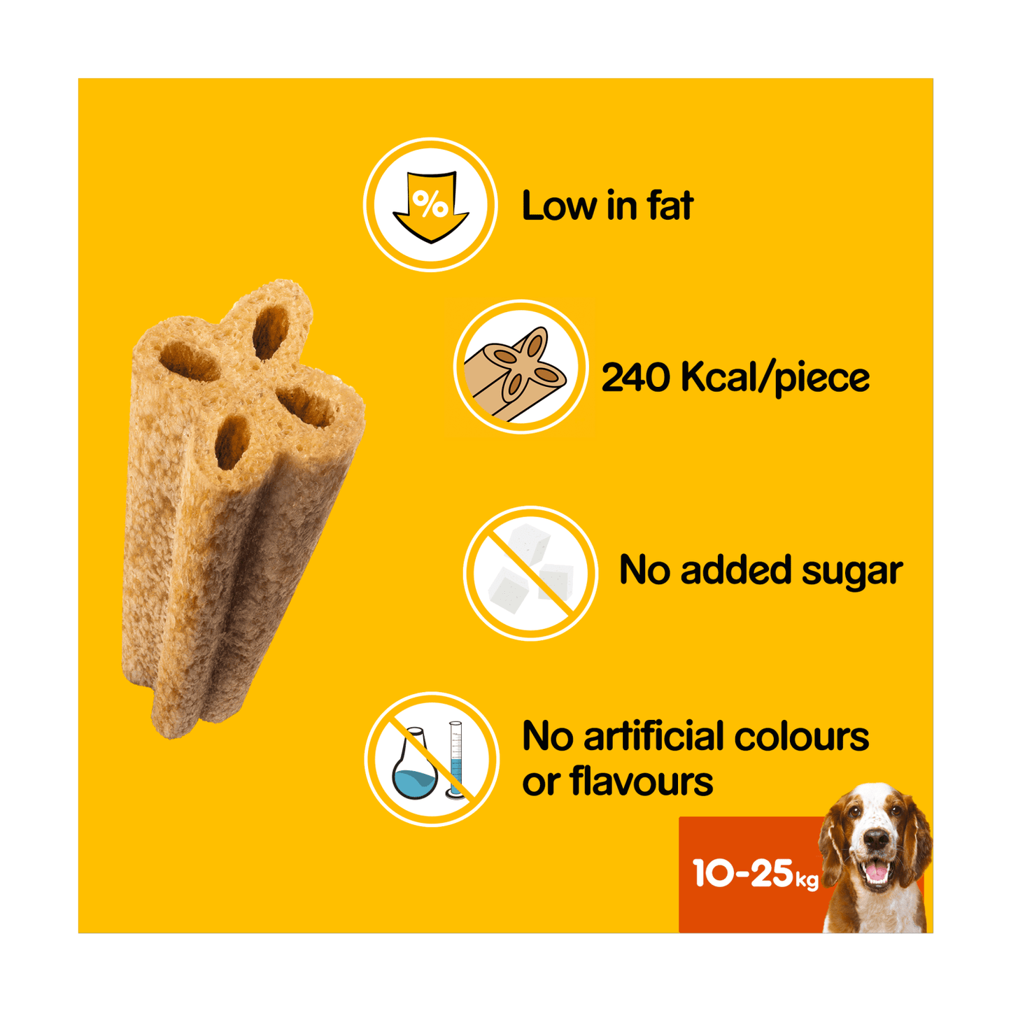 Pedigree Dentastix Advanced Medium Dog Treat Chicken 1 x Dental Chew 80g - UK Food & Drink - 5998749138533
