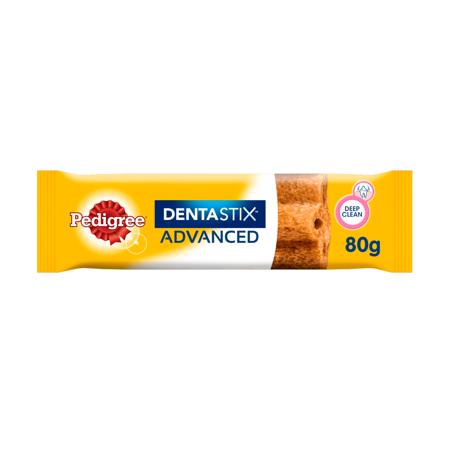 Pedigree Dentastix Advanced Medium Dog Treat Chicken 1 x Dental Chew 80g - UK Food & Drink - 5998749138533