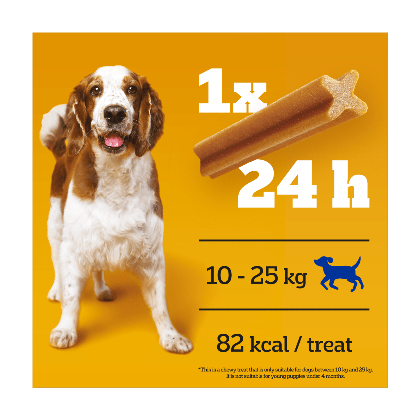 Pedigree Dentastix Daily Adult Medium Dog Treats 3 x Dental Sticks 77g - UK Food & Drink - 5998749104392