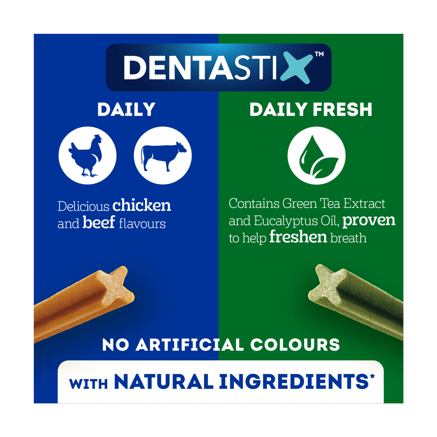 Pedigree Dentastix Daily Oral Care Medium 10 - 25kg 5 Sticks 128g - UK Food & Drink - 5010394004718