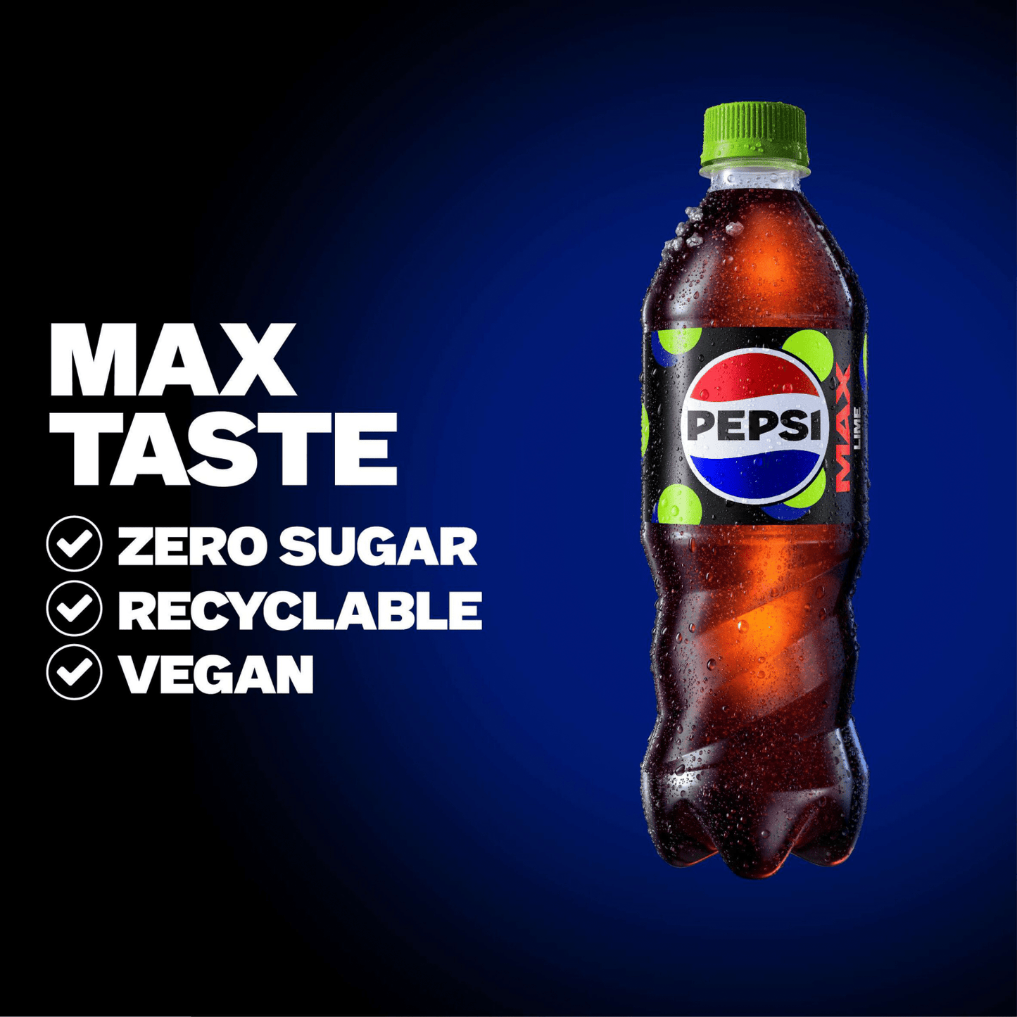 Pepsi Max Lime 500ml - UK Food & Drink - 4062139015924