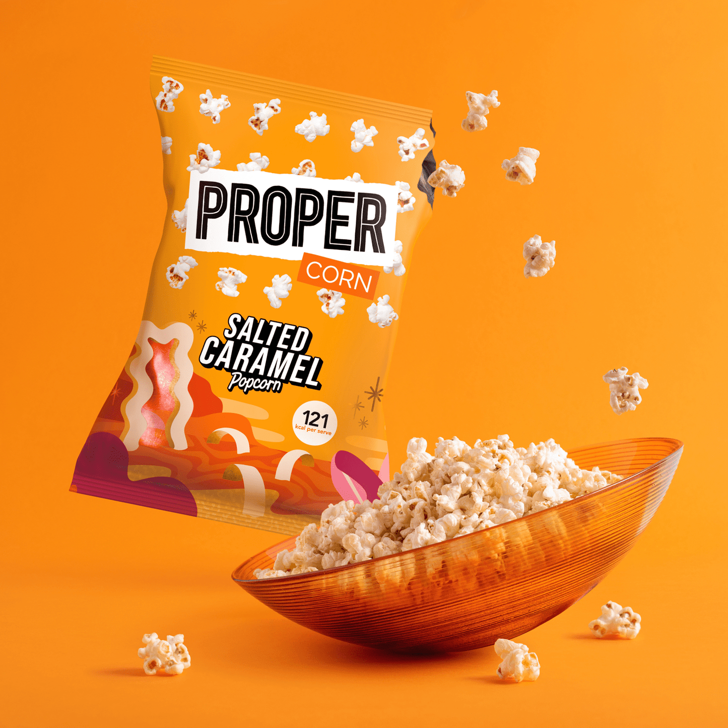 Propercorn Salted Caramel Popcorn 90g - UK Food & Drink - 5060283762526