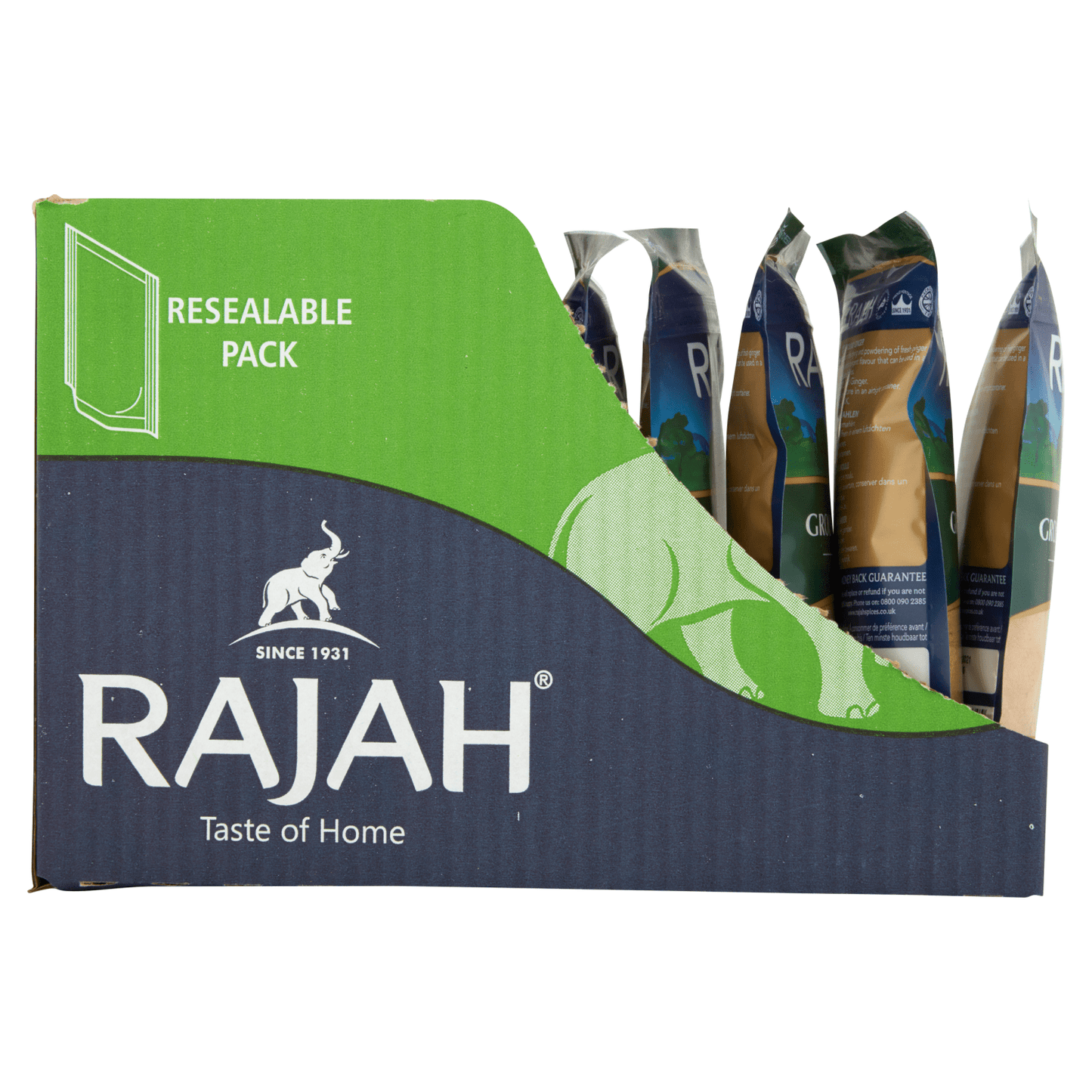 Rajah Ground Ginger 85g - UK Food & Drink - 5015821144845