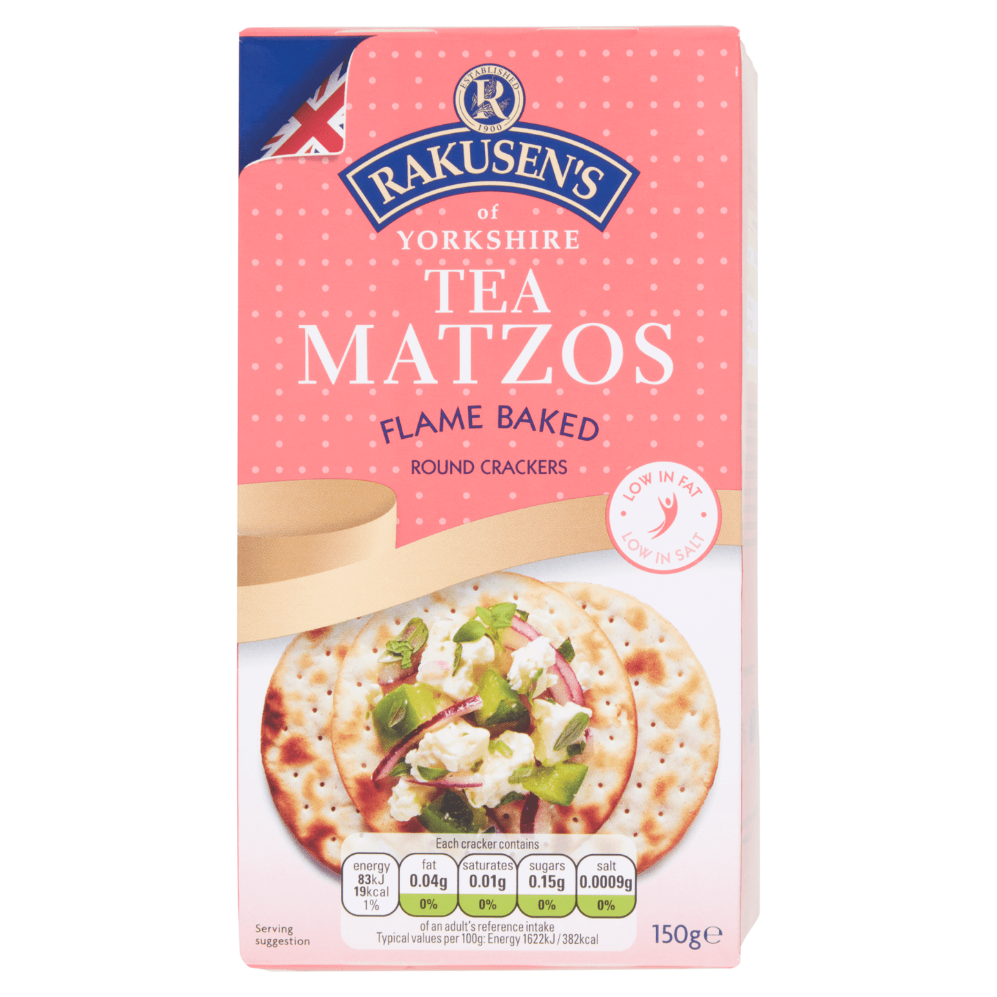 Rakusens Tea Matzos 150g - UK Food & Drink - 5010112000046