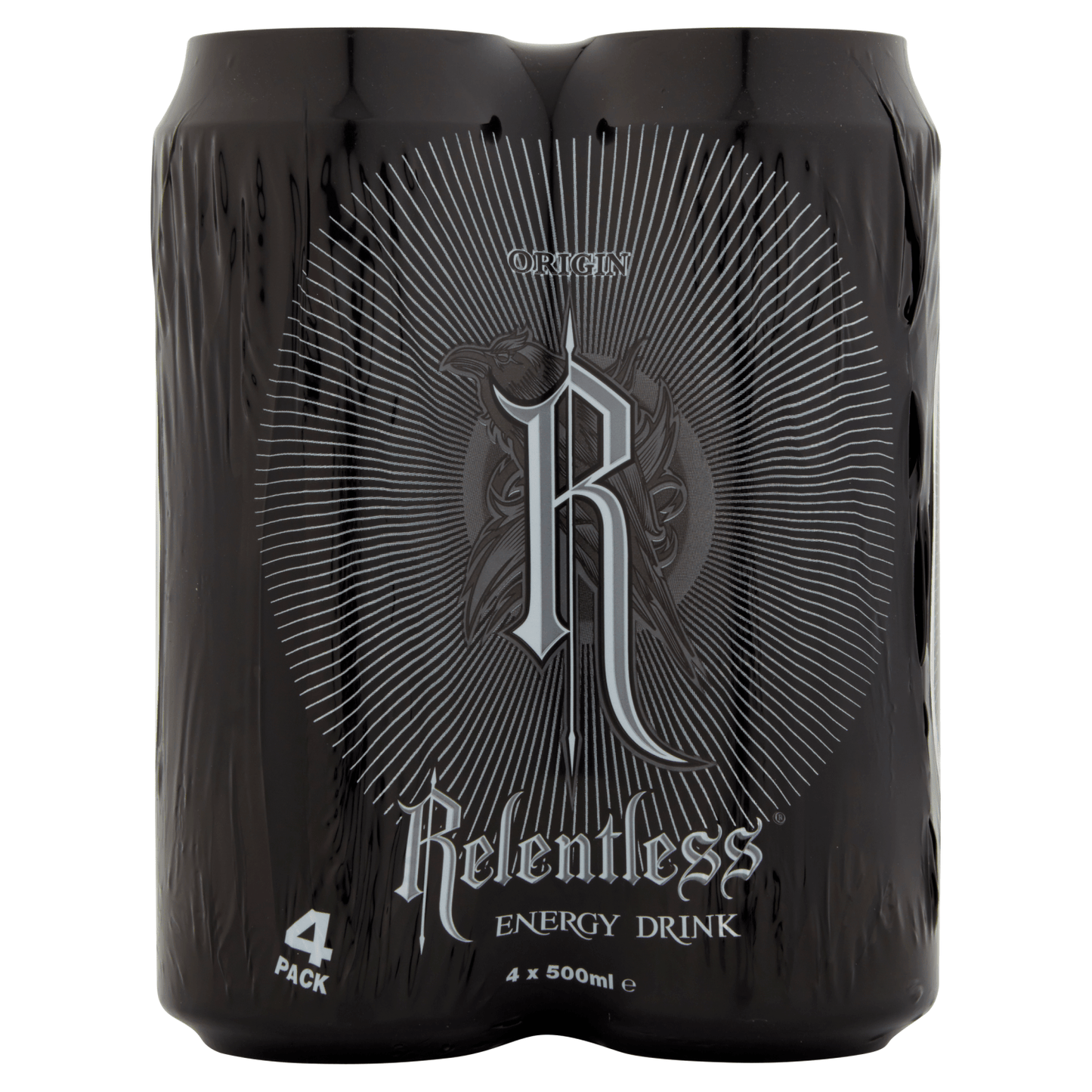 Relentless Origin Energy Drink 4 x 500ml - UK Food & Drink - 5060466510265