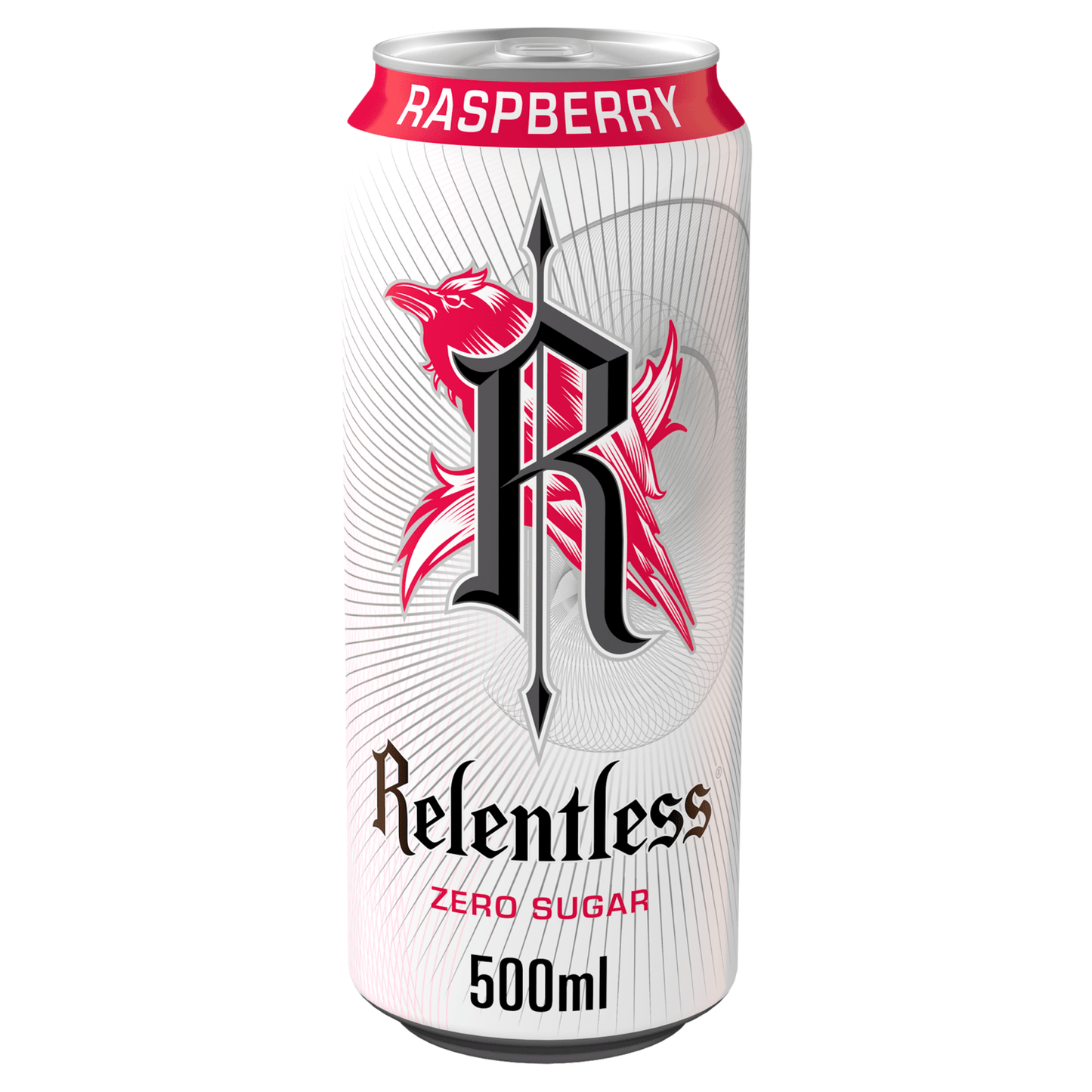 Relentless Raspberry Zero Energy Drink 500ml - UK Food & Drink - 5060608748556