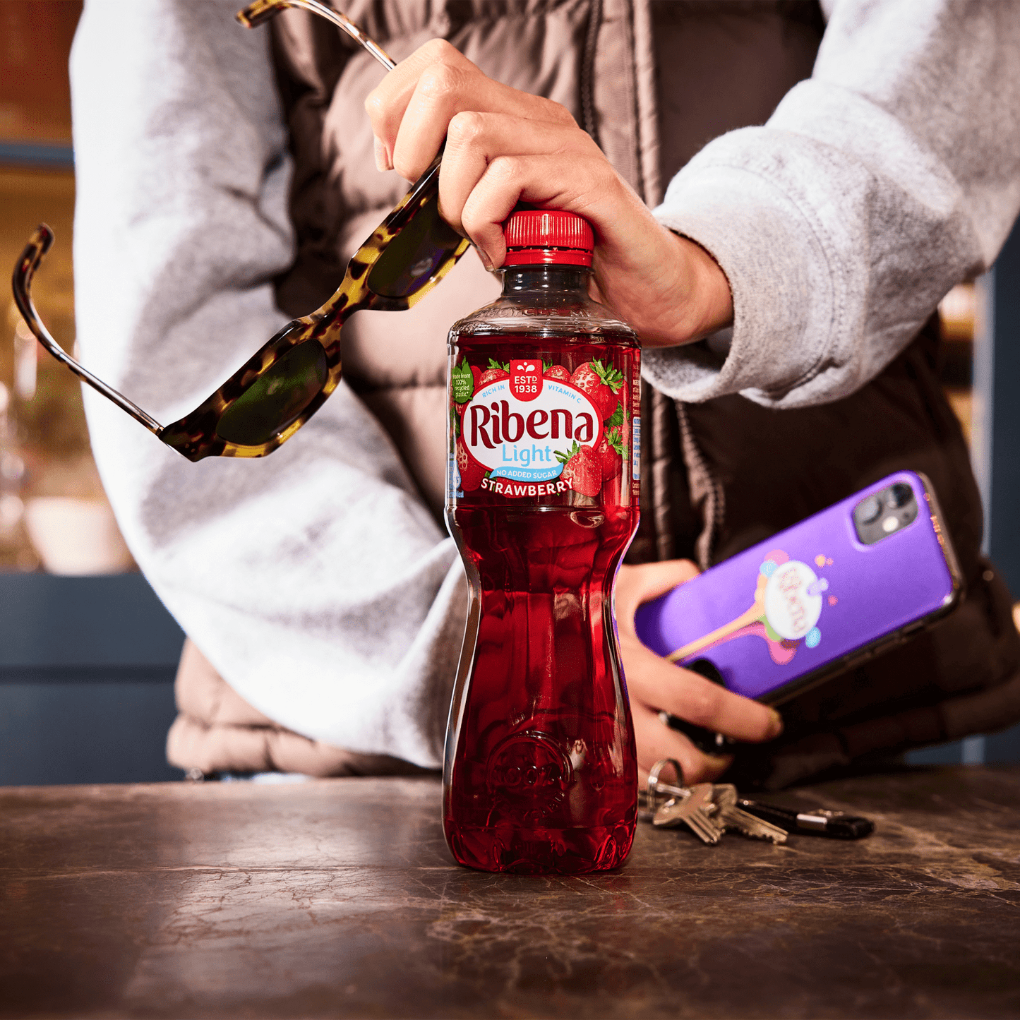 Ribena Strawberry Juice Drink No Added Sugar 500ml - UK Food & Drink - 5054267002319
